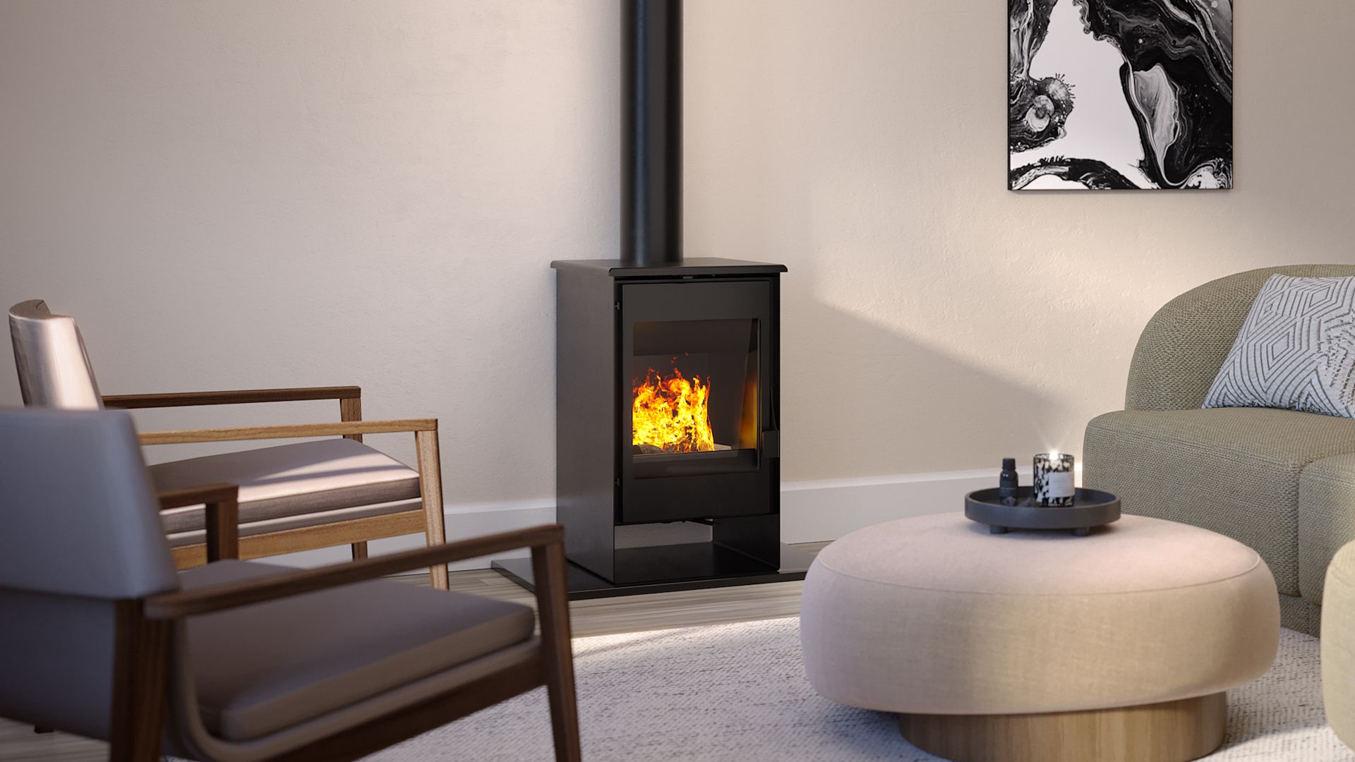 Forge TEN Wood Burning Fireplace