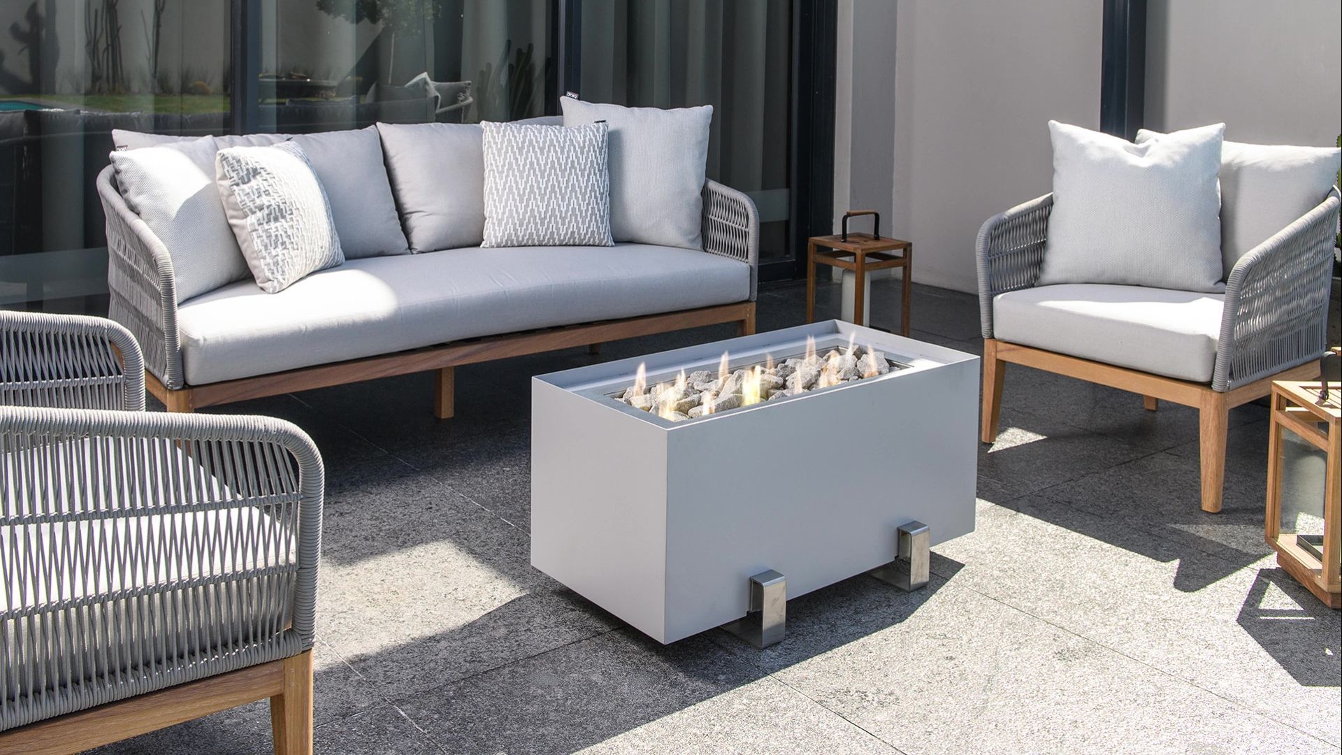 Signi Fires Outdoor Rectangular Gas Fire Pit Burner