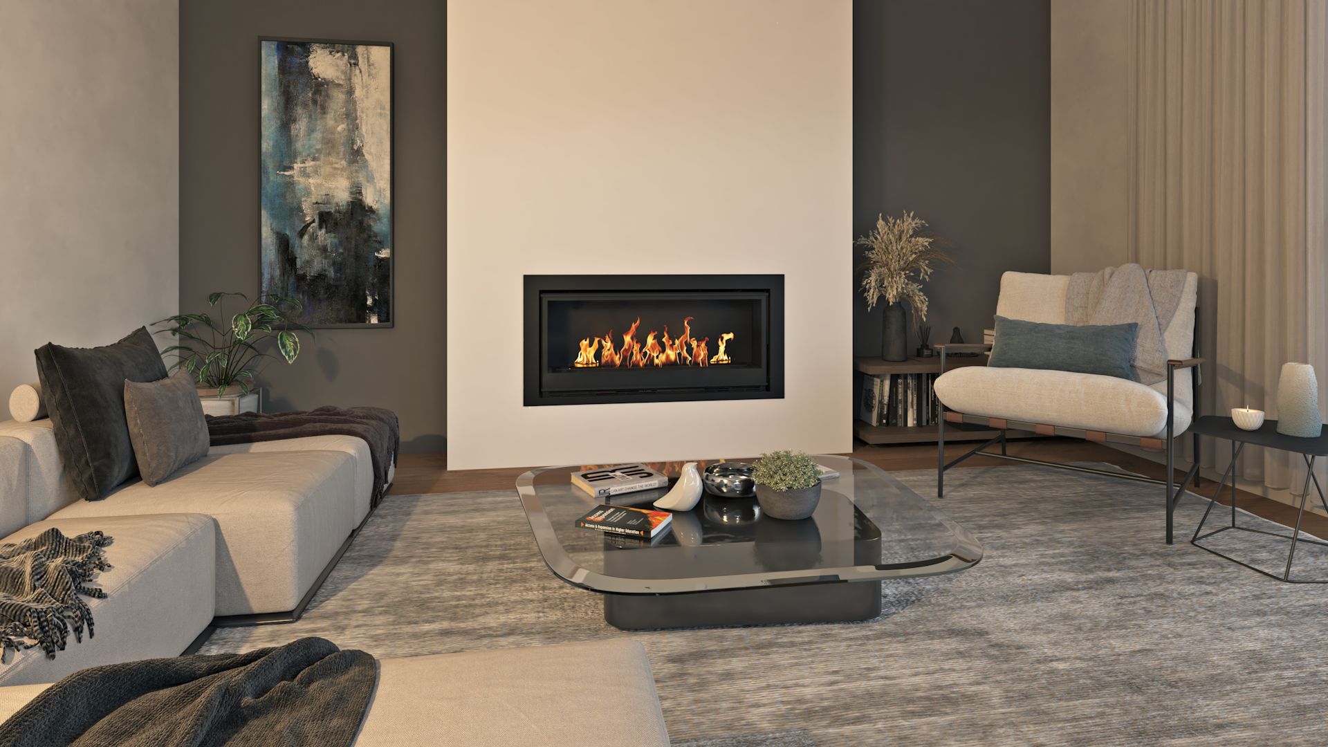 Signi Fires Element 100 Built-in Gas Fireplace