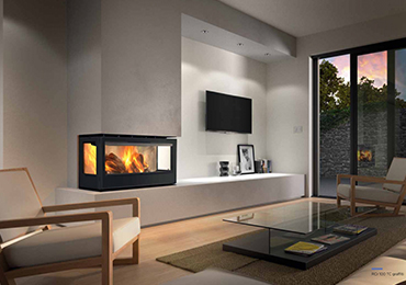 Rocal Arc LD&TC Closed Combustion Fireplace Insert - Image 11