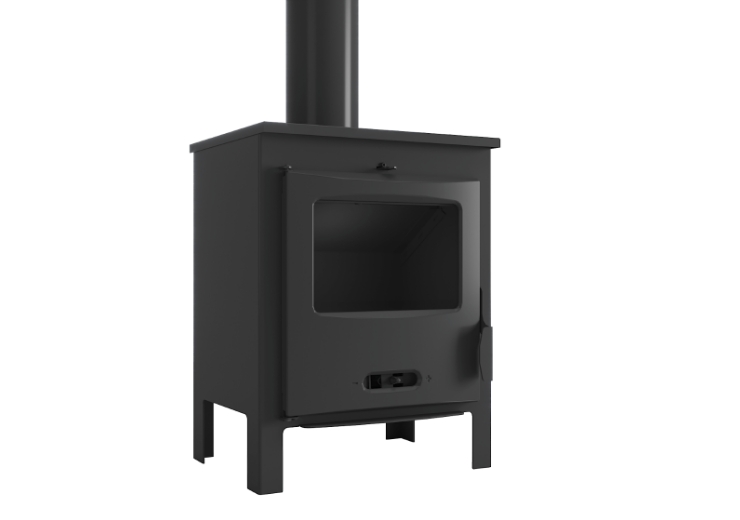 Lacunza Sagra Freestanding Wood Fireplace - Image 4