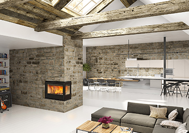 Rocal Arc LD&TC Closed Combustion Fireplace Insert - Image 4
