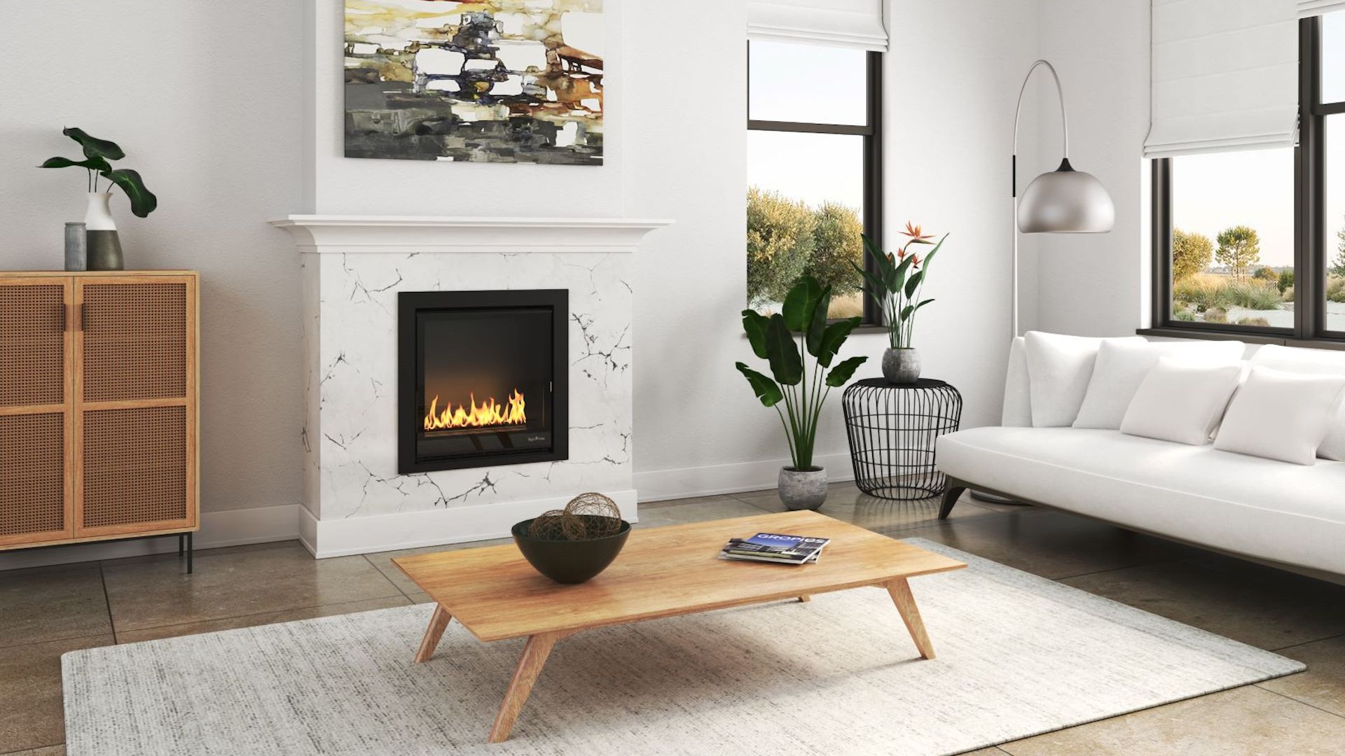 Signi Fires Element 80 Built In Gas Fireplace
