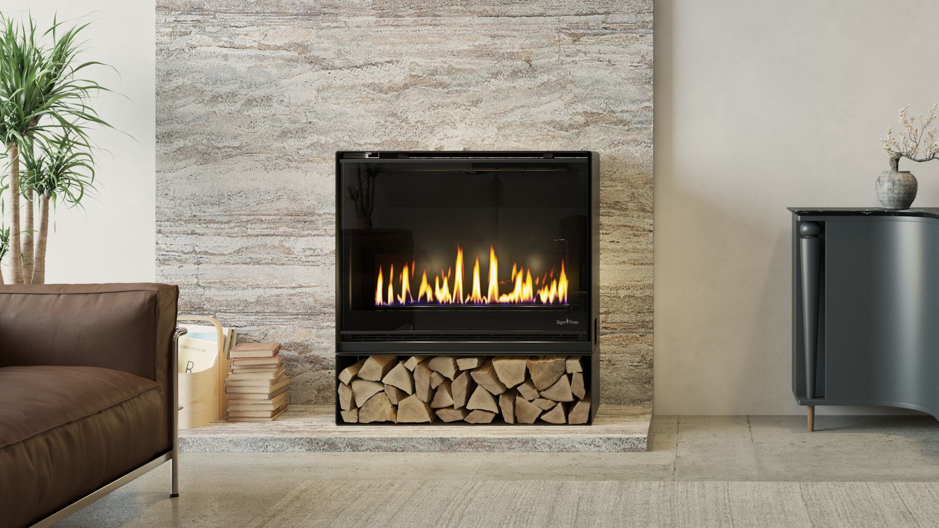 Element 100 Freestanding Gas Fireplace