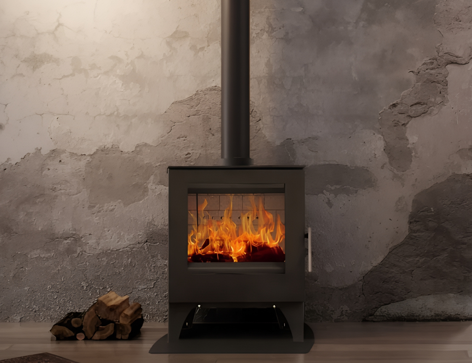 Flamm 560 Freestanding Fireplace