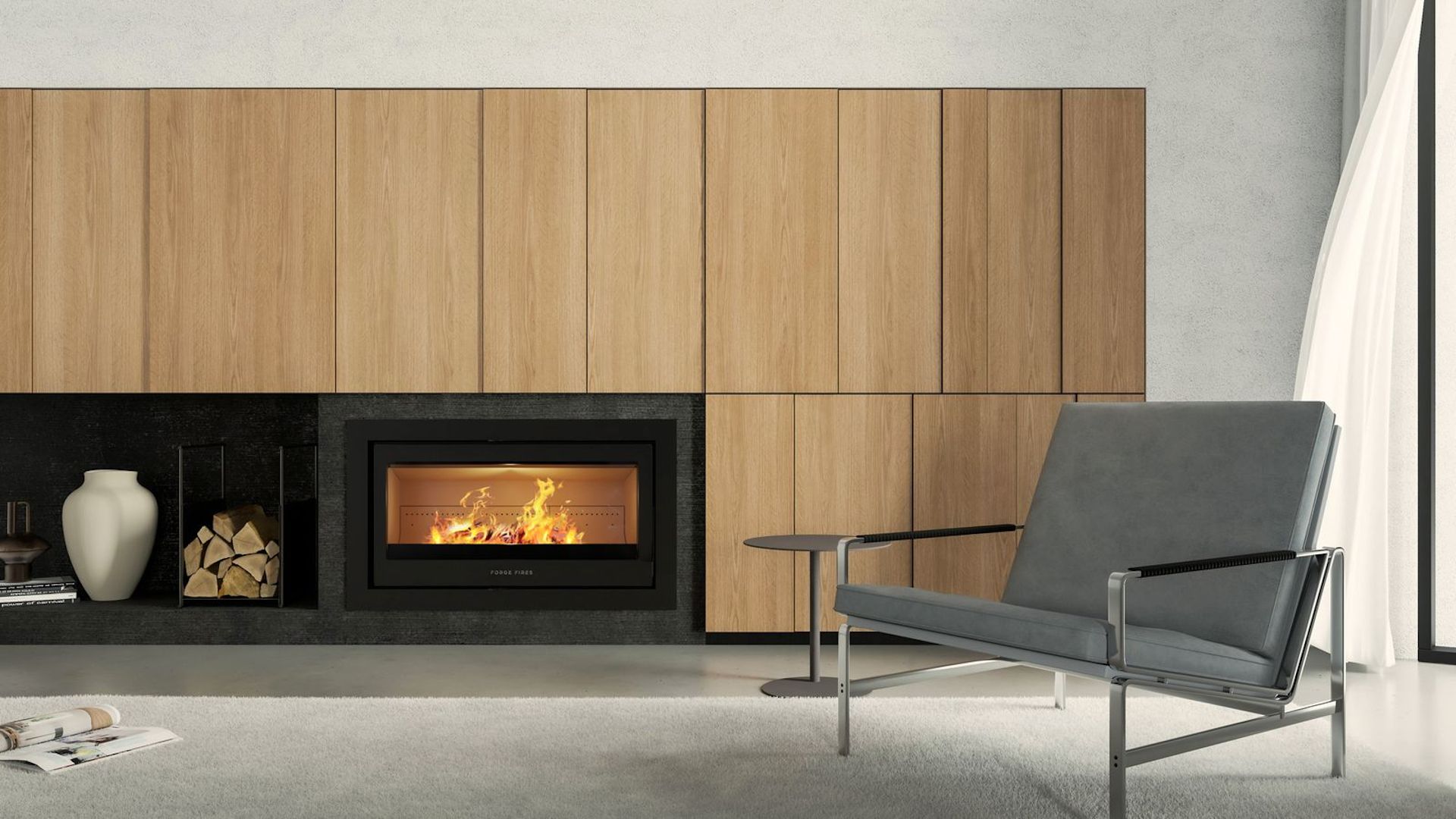 Forge i100 Built-In Closed Combustion Fireplace