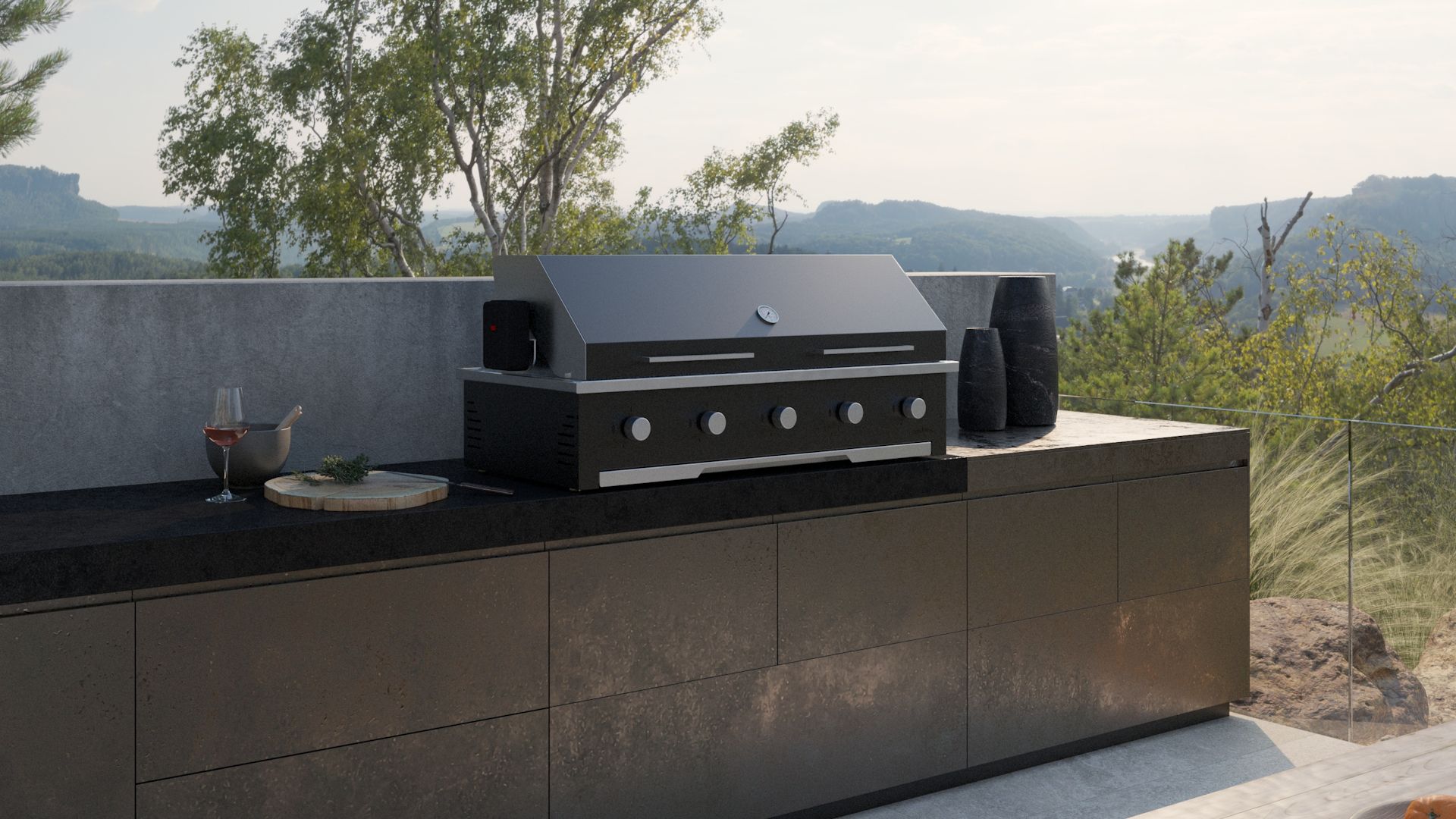 Signi Fires Stainless Steel Griller Gas Braai