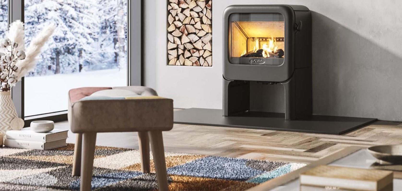 Dovre Rock Fireplace (9-11Kw)