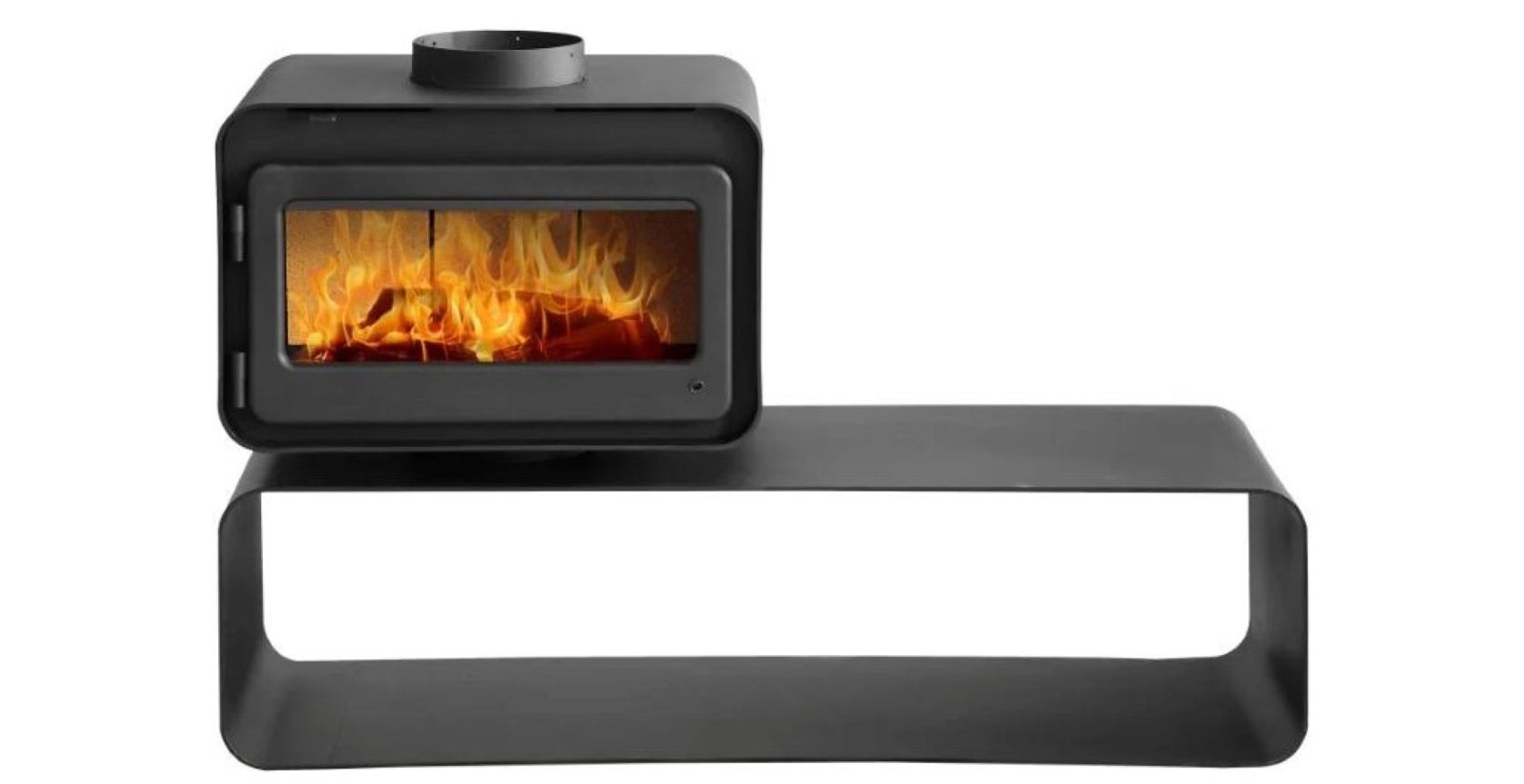 Flamm Cute Freestanding Fireplace