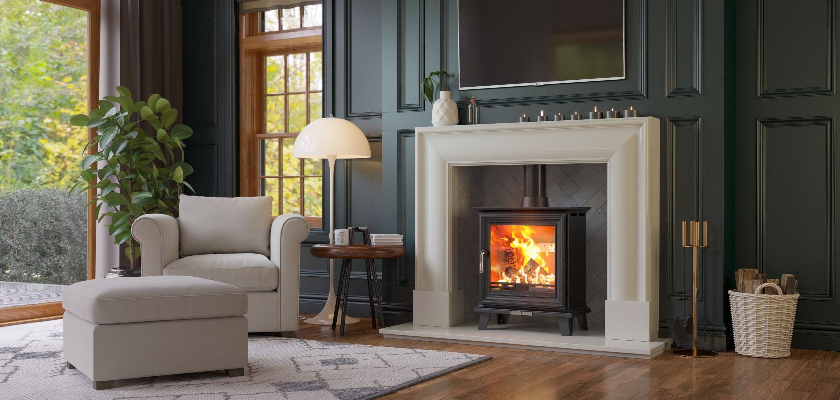 Henley Elmwood Fireplace