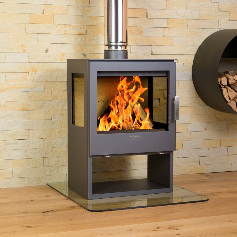Hydrofire Modena Vision Freestanding Fireplace