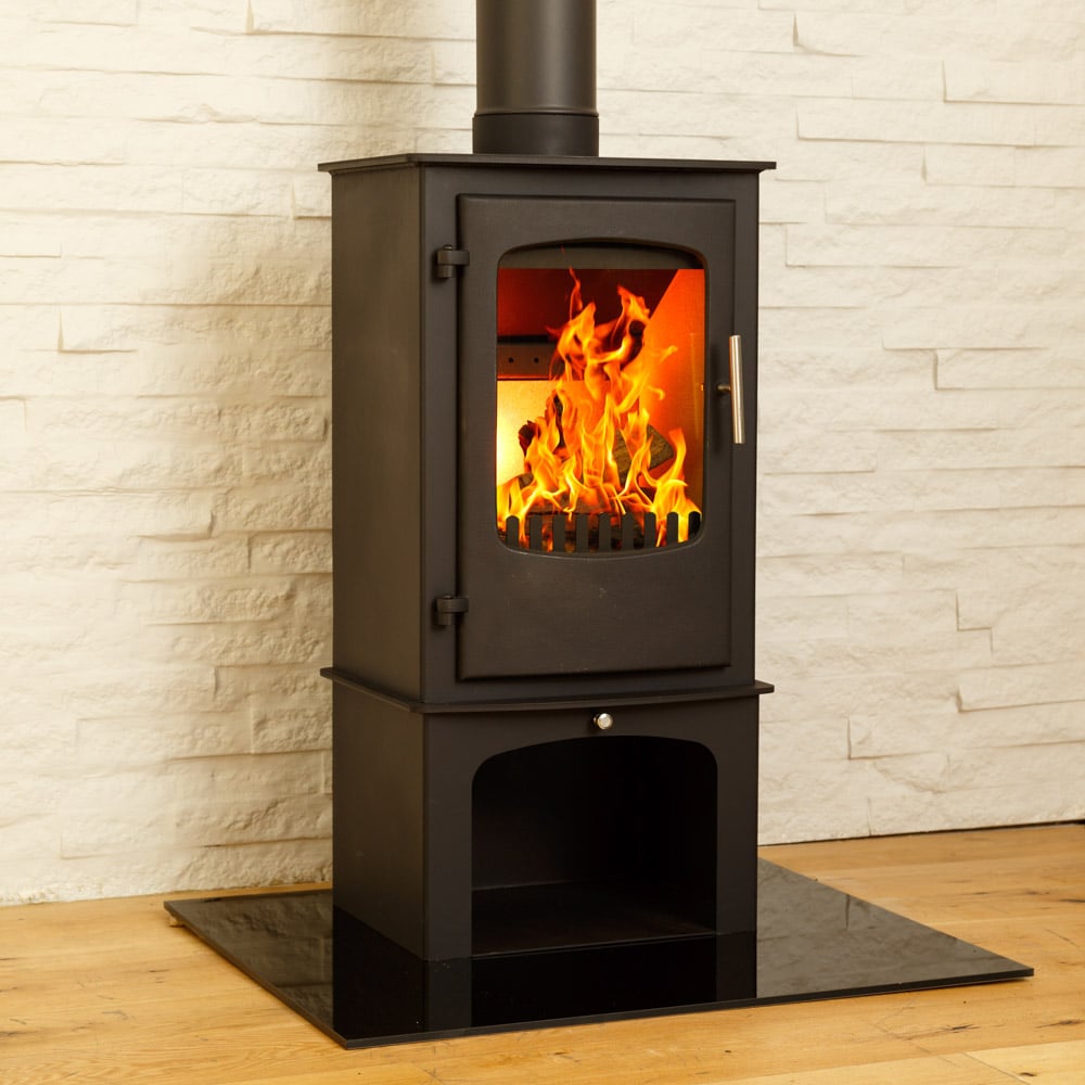 Hydrofire Turin Freestanding Fireplace