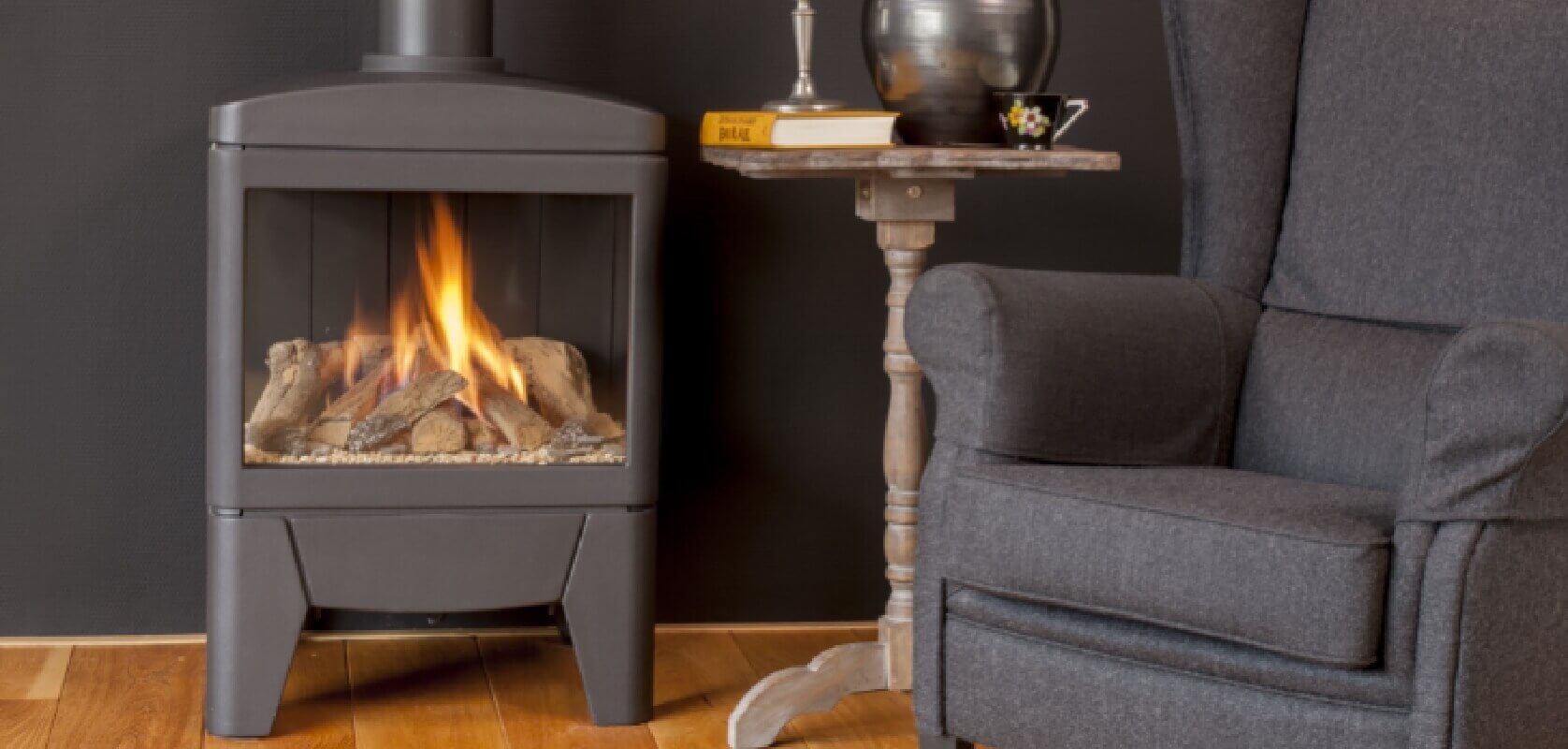 Faber Jelling Freestanding Gas Fireplace