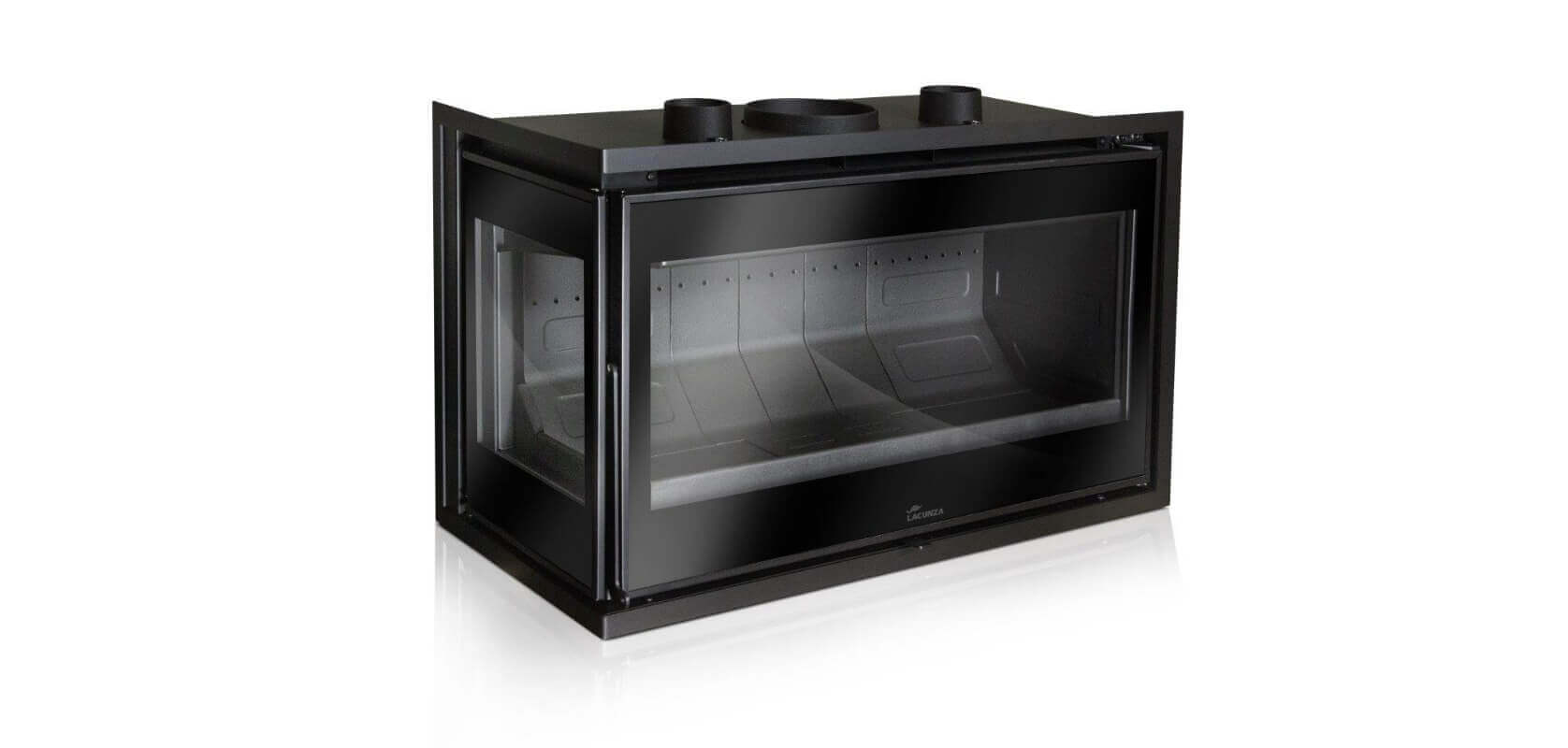 Lacunza Adour 800 CLI Built In Two Sided Fireplace (L)
