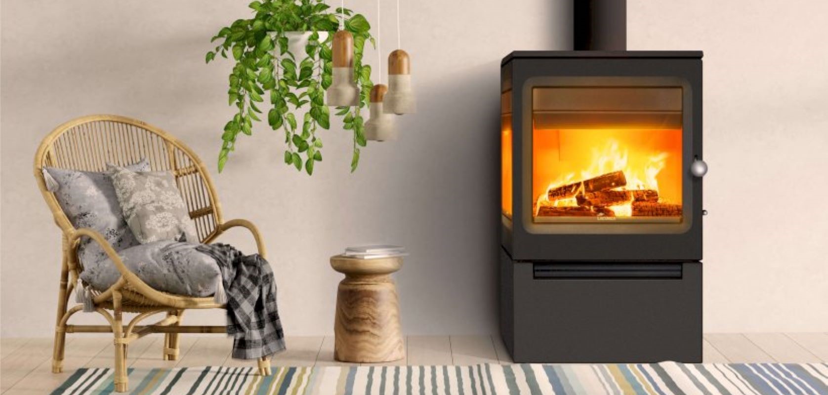 Lacunza Garde Freestanding Fireplace