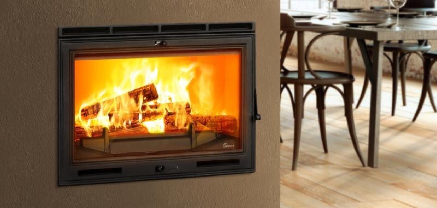 Lacunza Midi 700 Cast Iron Insert Wood Fireplace