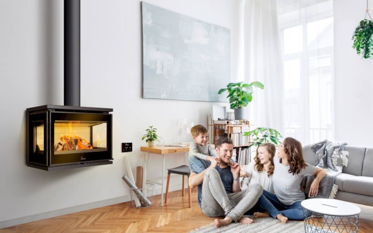 Lacunza Paris 800 CLID Mural Fireplace