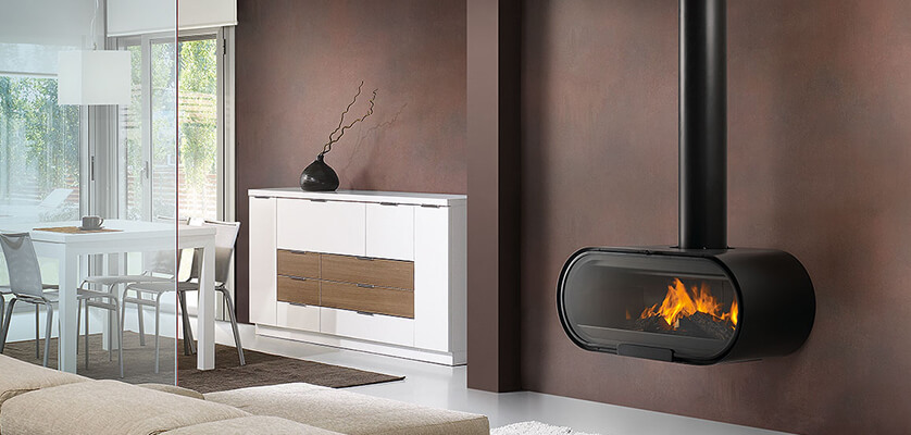 Rocal D8 Closed Combustion Fireplace