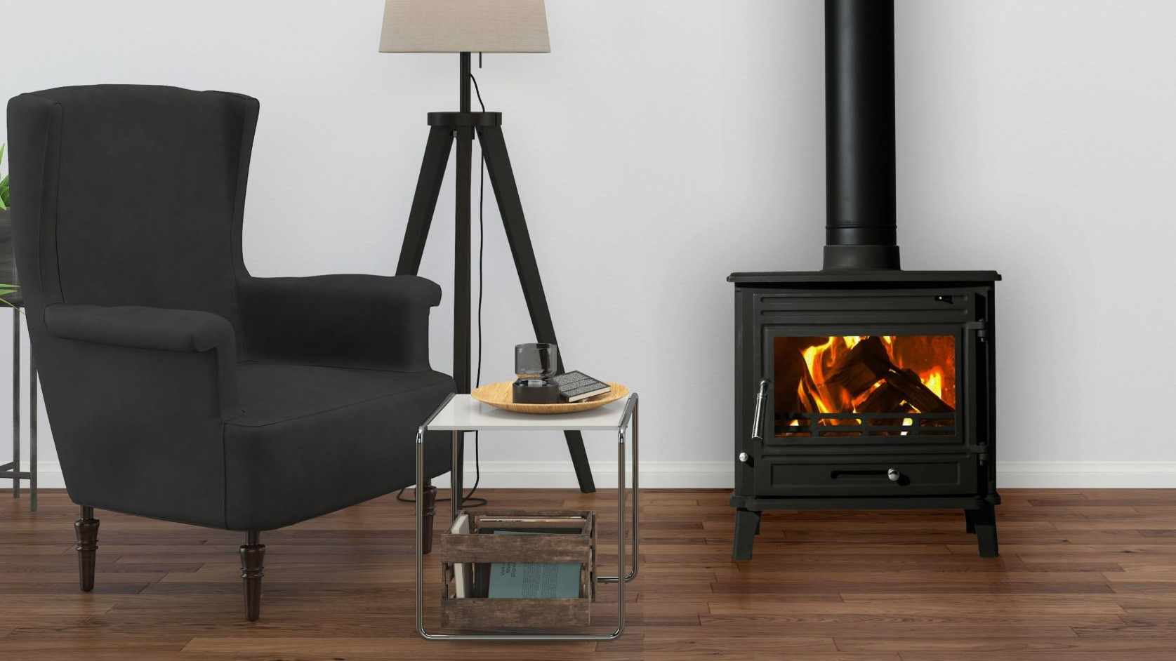 Sentinel 033 Square Cast Iron Fireplace